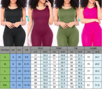 Tank bodycon romper