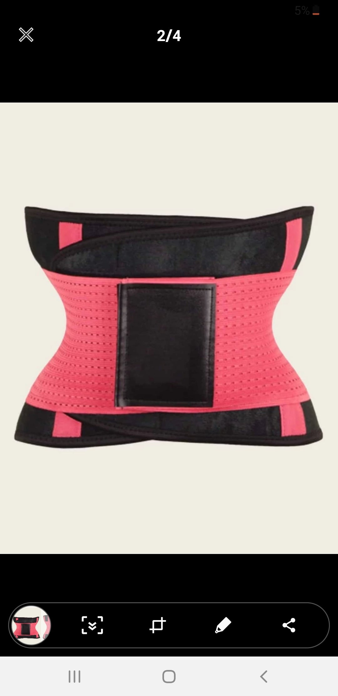 waist trainer pink